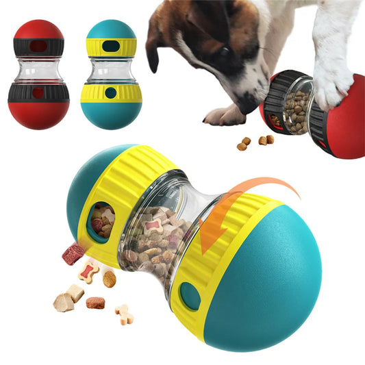 Food Dispensing Dog Toy Tumbler Leaky Food Ball