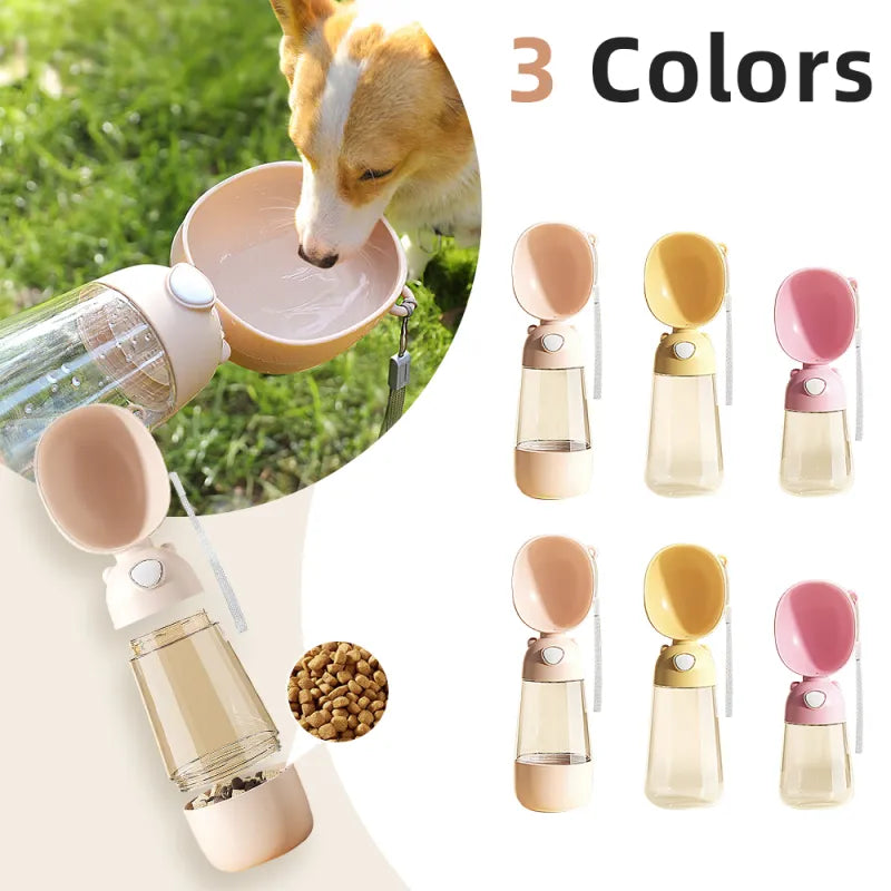 Portable Dog Water Bottle Food And Water Container