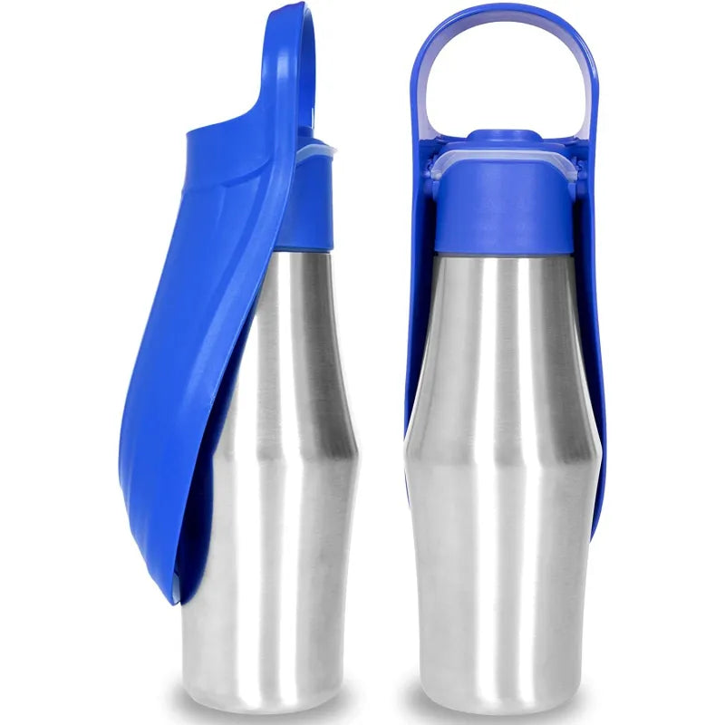 New Portable Pet Dog Water Bottle Soft Silicone Leaf